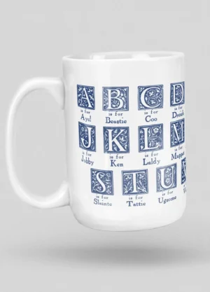 Scottish Alphabet Mug